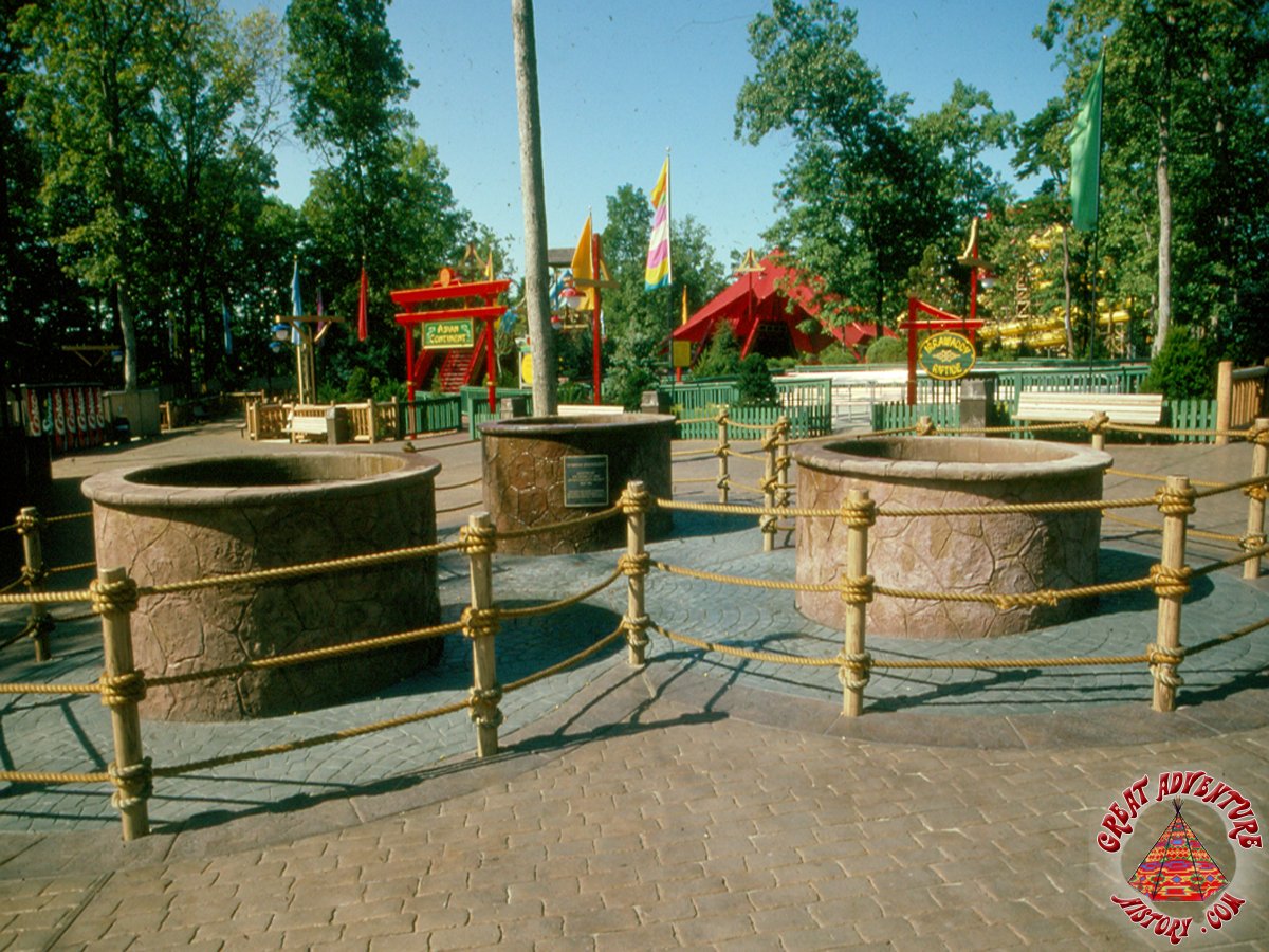 Jumping Fountains At Six Flags Great Adventure